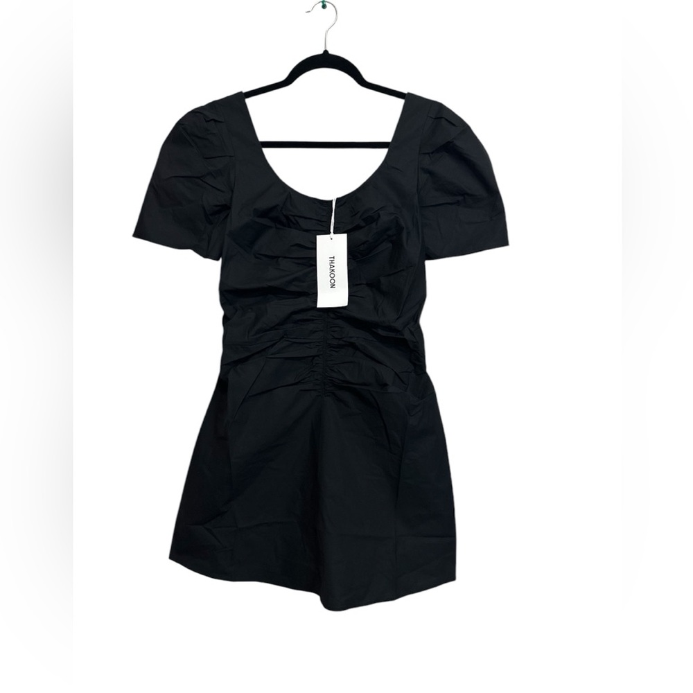 NWT Thakoon Ruched Open Back Mini Dress